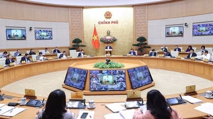 Hội nghị trực tuyến Chính phủ với địa phương về tình hình KTXH