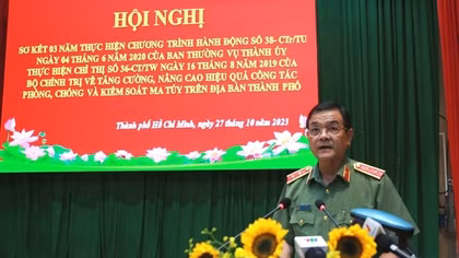 TP Hồ Chí Minh: Thực hiện đồng bộ nhiều giải pháp phòng, chống ma túy