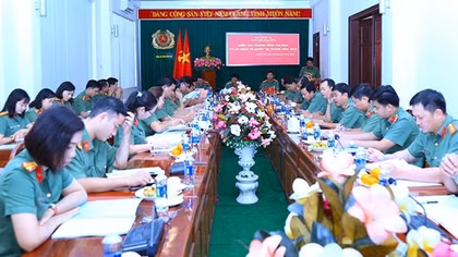 Kiểm tra thực hiện phong trào “Vì An ninh Tổ quốc” 9 tháng đầu năm 2023 ở Cụm thi đua số 8