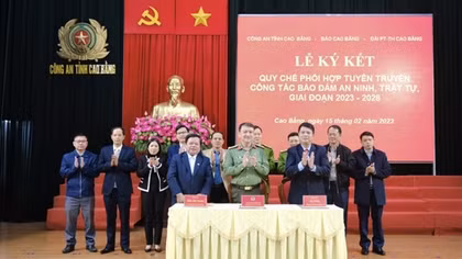 Tăng cường công tác phối hợp tuyên truyền đảm bảo ANTT tại Cao Bằng