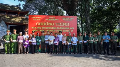 Không bao giờ quên những cống hiến, hi sinh của các liệt sĩ