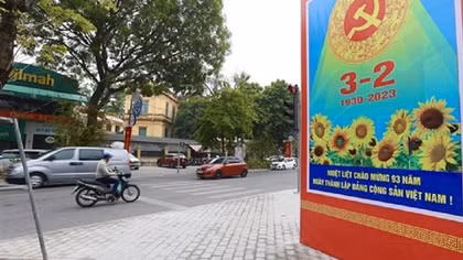 Điện mừng nhân kỷ niệm 93 năm Ngày thành lập Đảng Cộng sản Việt Nam
