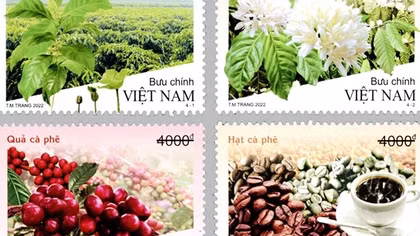 Lần đầu tiên phát hành bộ tem có mùi hương cà phê