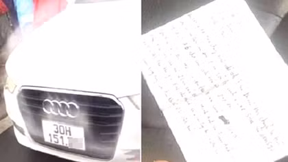 Xác minh người đàn ông tử vong và chiếc xe Audi bỏ lại trên cầu Nhật Tân