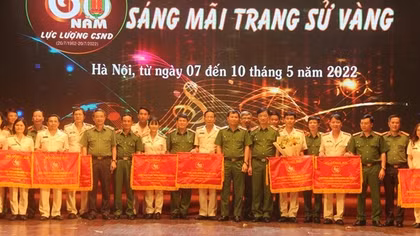 Bế mạc Liên hoan văn nghệ quần chúng lực lượng CSND