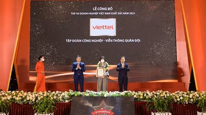 Viettel đứng đầu Top 50 doanh nghiệp xuất sắc nhất Việt Nam