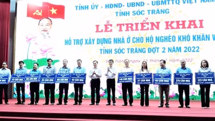 Sóc Trăng xây dựng nhà ở cho hộ khó khăn đợt 2 năm 2022
