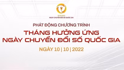 Phổ cập bộ nhận diện Ngày Chuyển đổi số quốc gia 10/10
