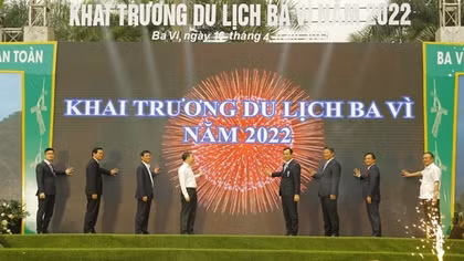 Khai trương du lịch Ba Vì 2022 với trải nghiệm xanh, an toàn
