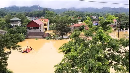 Mưa lũ Bắc Bộ làm 3 người chết và mất tích