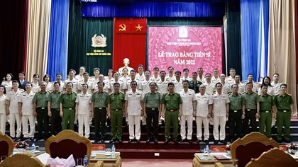 Học viện CSND trao bằng cho 40 tân tiến sĩ