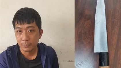 Bắt đối tượng bịt mặt, cầm dao xông vào phòng giao dịch BĐS cướp tài sản