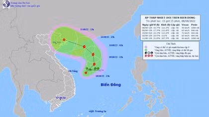 Chủ động ứng phó với áp thấp nhiệt đới trên Biển Đông