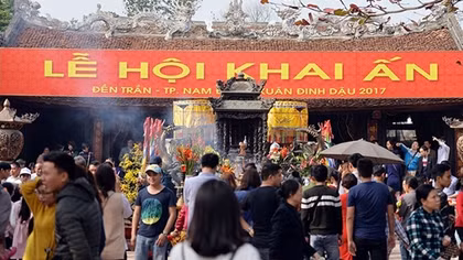 Không tổ chức Lễ hội Khai ấn Đền Trần năm 2022