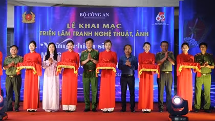 Trao giải sáng tác văn học, các cuộc thi viết, ảnh nghệ thuật, video về lực lượng CSND
