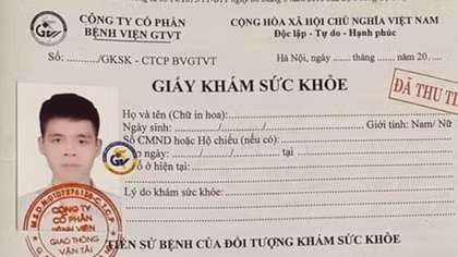 Tràn lan nạn giấy khám sức khỏe giả