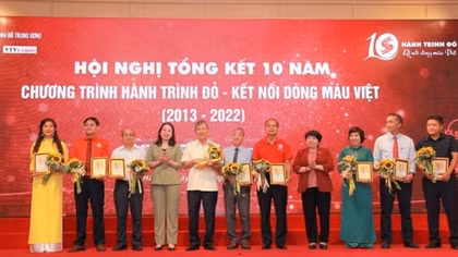 Hàng triệu người tham gia "Hành trình Đỏ", trở thành hoạt động xã hội nhân văn