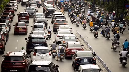 Hà Nội đề xuất tiếp tục phân làn trên đường Nguyễn Trãi