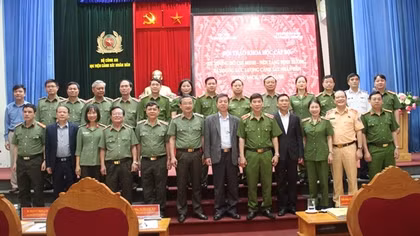 Hội thảo "Tư tưởng Hồ Chí Minh - Nền tảng định hướng xây dựng lực lượng Cảnh sát nhân dân trong sạch, vững mạnh"