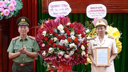 Công bố quyết định bổ nhiệm Hiệu trưởng Trường Đại học Kỹ thuật - Hậu cần CAND