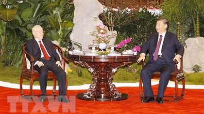 Tổng Bí thư Nguyễn Phú Trọng gửi Điện cảm ơn Tổng Bí thư, Chủ tịch Trung Quốc Tập Cận Bình