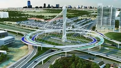 Hà Nội chi hơn 2.300 tỷ đồng làm nút giao Đại lộ Thăng Long - Vành đai 3,5