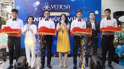 Venesa chạm mốc 12 trung tâm chăm sóc sắc đẹp trên toàn quốc
