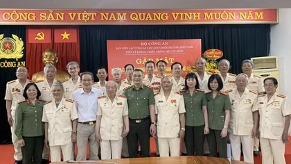 Gặp mặt các cán bộ Công an chi viện chiến trường miền Nam