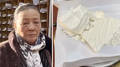 Bắt quả tang lão bà vận chuyển heroin