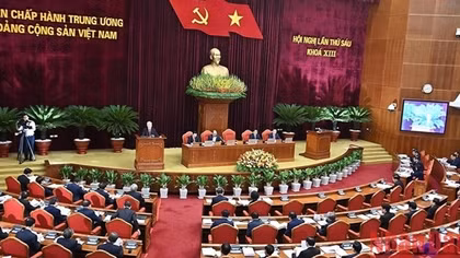 Ngày làm việc thứ hai của Hội nghị lần thứ sáu Ban Chấp hành Trung ương Đảng khoá XIII