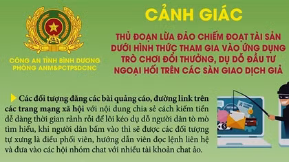 Cảnh báo chiêu lừa trò chơi đổi thưởng và đầu tư ngoại hối