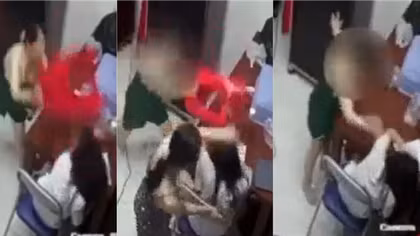 Tạm thời cách ly người mẹ dùng ghế đánh con