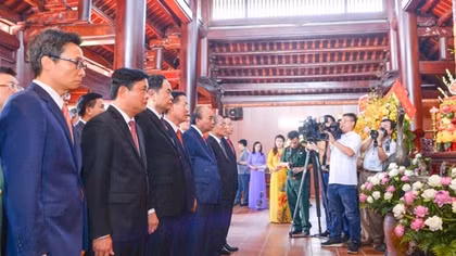 Kỷ niệm trọng thể 120 năm Ngày sinh Tổng Bí thư Lê Hồng Phong