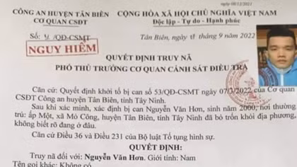 Truy bắt đối tượng trốn truy nã nguy hiểm ở Tây Ninh