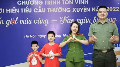 Tôn vinh lòng nhân ái của những người hiến tiểu cầu