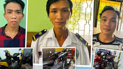 Ba con nghiện lập nhóm đột nhập nhà trọ trộm xe máy