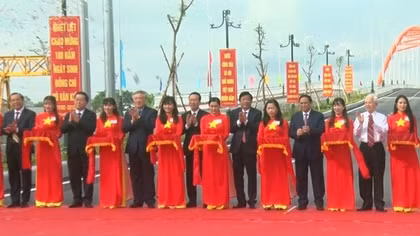 Khánh thành cầu Cái Cam 2, Vĩnh Long thêm “khang trang hơn”