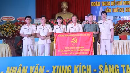 Tuổi trẻ Công an Bình Định phát huy tinh thần xung kích, tình nguyện