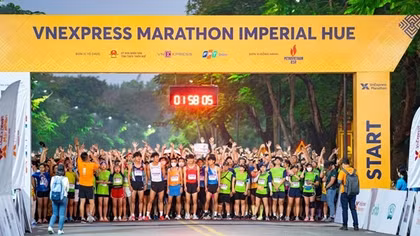 4.700 vận động viên chinh phục giải Marathon Huế 2022