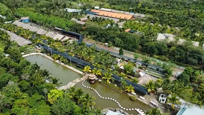 Cận cảnh công trình xây dựng trái phép nơi tổ chức "Ngày hội 1.000 món ngon xưa và nay"