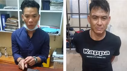 Bắt 2 “xạ thủ” mang súng quân dụng đi đòi nợ
