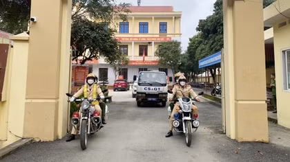 Lực lượng CSGT Thanh Hoá ra quân tuyên truyền, xử lý vi phạm trật tự ATGT