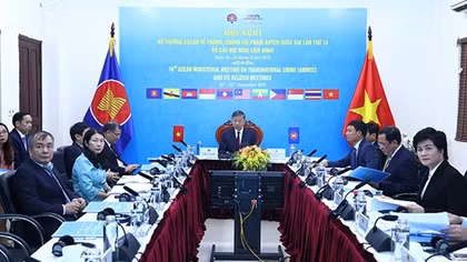 ASEAN không ngừng đẩy mạnh hợp tác phòng, chống tội phạm xuyên quốc gia