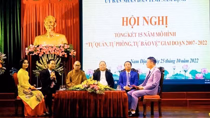 Hiệu quả mô hình “Tự quản, tự phòng, tự bảo vệ” trên quê hương Thành Nam