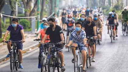 Hà Nội thí điểm dịch vụ xe đạp công cộng ở 5 quận nội thành