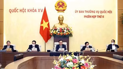Ngày 18/1, khai mạc phiên thứ 7 của Ủy ban Thường vụ Quốc hội khóa XV