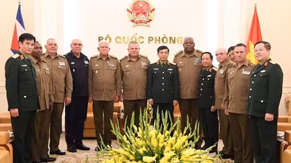 Hợp tác quốc phòng Việt Nam-Cuba ngày càng toàn diện, hiệu quả