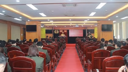 Phổ biến 12 văn bản quy phạm pháp luật trong CAND năm 2022