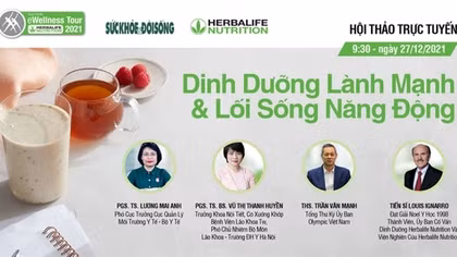 Hội thảo Hành trình sức khỏe của Herbalife Việt Nam: Dinh dưỡng và vận động