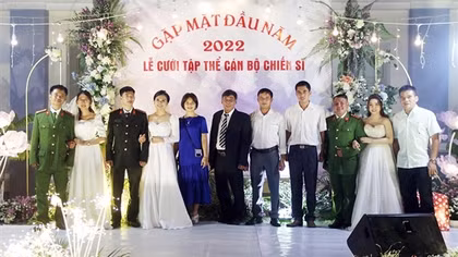 Lễ cưới đặc biệt ngày cuối năm